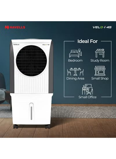 Havells Velo 45 L Personal Air Cooler – Model Velo‑i, Electronic Controls & Remote, Inverter Compatible